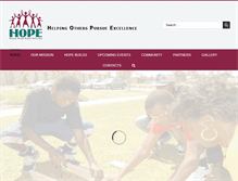 Tablet Screenshot of hope-builds.com
